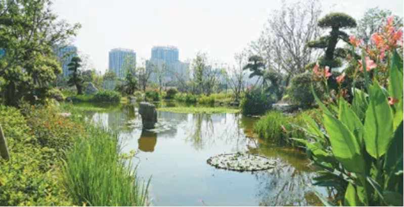 ▲江西省九江市双溪公园一瞥。昔日的荒芜脏乱之地经过整治成为生态公园综合体,上覆景观公园,下“隐”污水处理厂。(资料图片) ▲江西省九江市双溪公园一瞥。昔日的荒芜脏乱之地经过整治成为生态公园综合体,上覆景观公园,下“隐”污水处理厂。(资料图片)